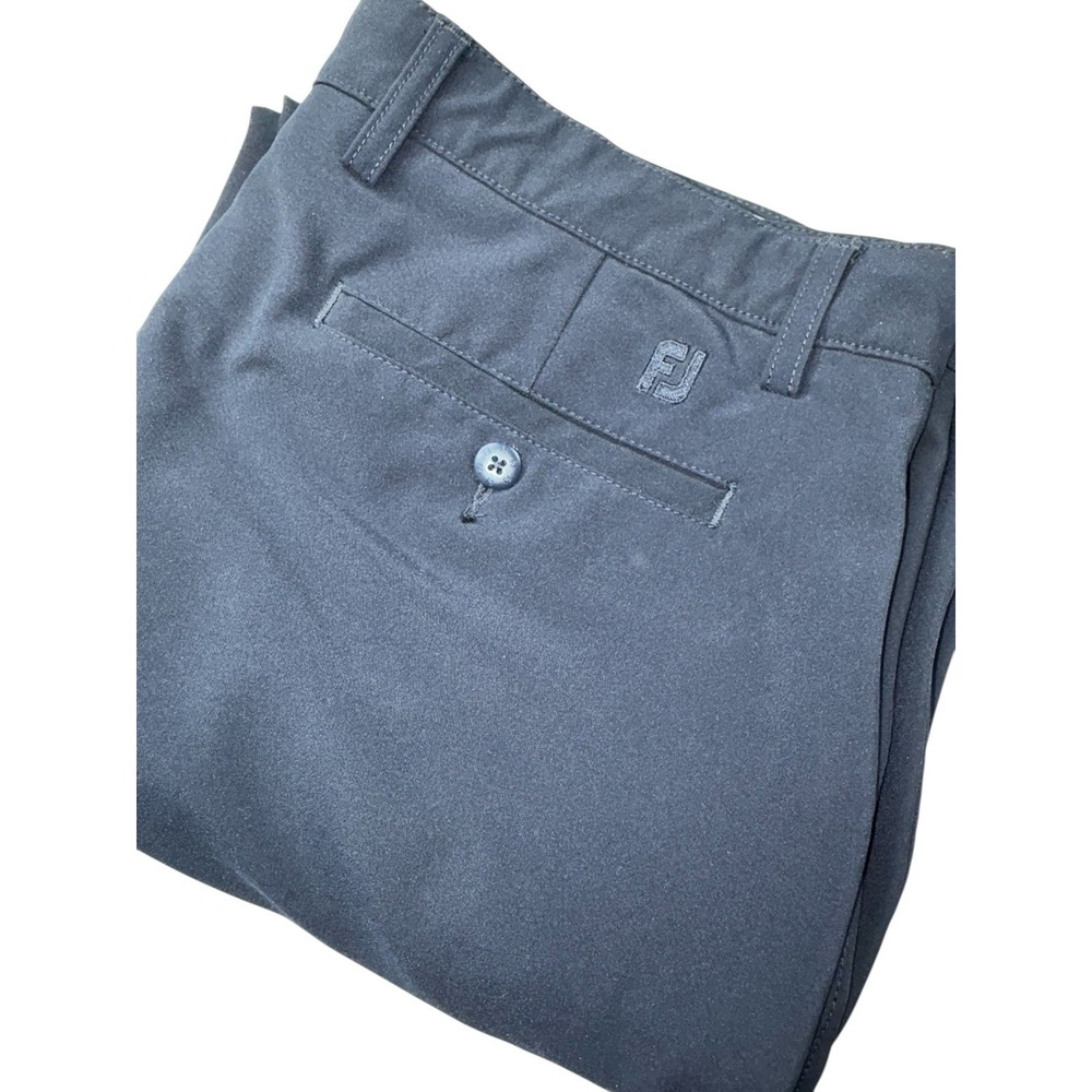 Footjoy‎ Pants Mens 36x29 Blue Athletic Fit Navy Blue Performance Stretch Golf - Picture 2 of 12